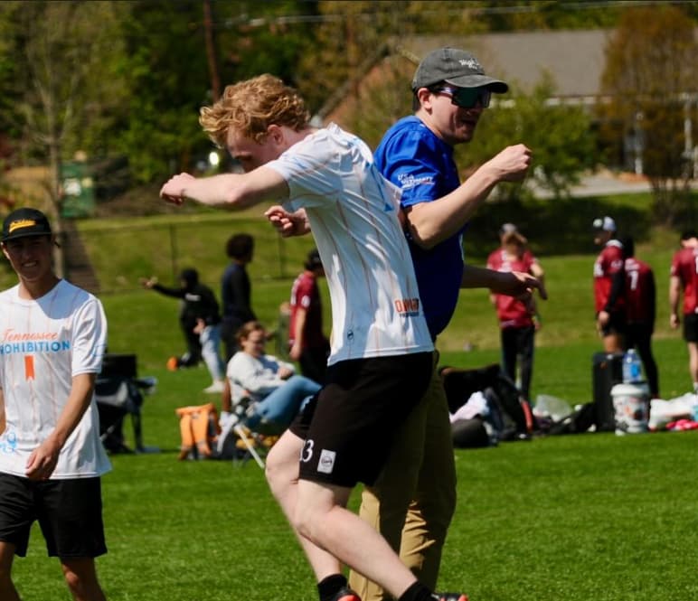 A highlight of the Ultimate Frisbee team